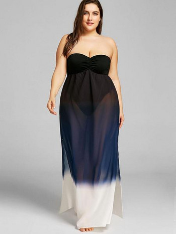 Rochie casual de dama potrivita pentru plaja in albastru