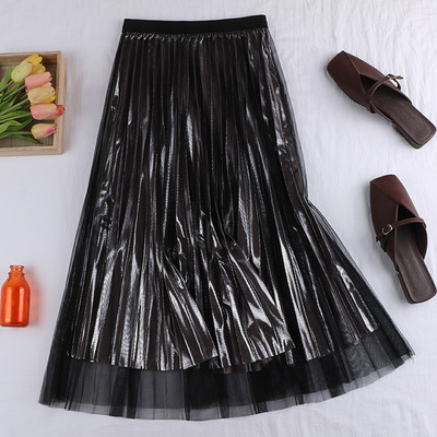 Fusta plisata dama in patru culori