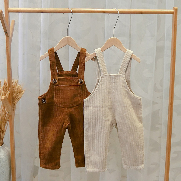 Model nou de salopeta copii pentru baieti cu bretele in doua culori