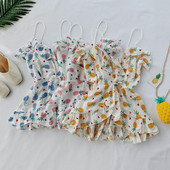 Maieu modern de damă cu bretele în trei culori