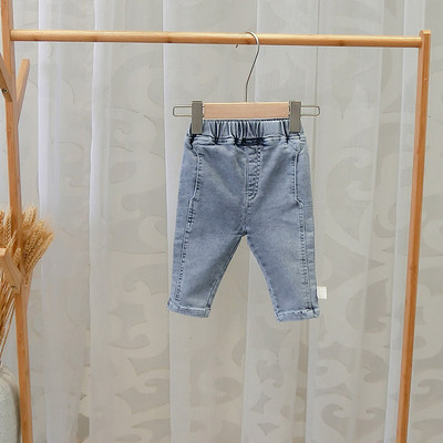 Blugi moderni pentru copii in negru si albastru pentru baieti