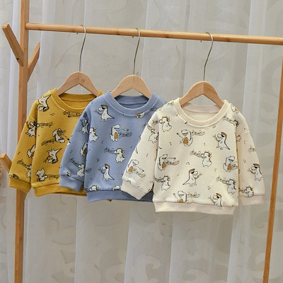 Нов модел детска блуза за момчета в три цвята