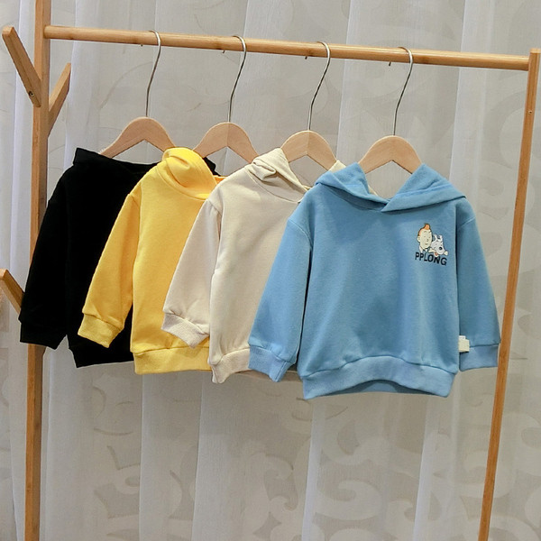 Hanorac pentru copii model nou pentru baieti cu gluga in mai multe culori