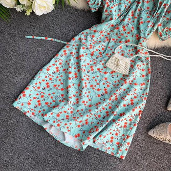 Rochie de dama cu umerii goi in albastru