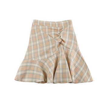 Fusta dama in carouri in model croiat in trei culori