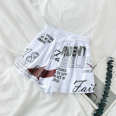 Pantaloni scurti casual dama in doua culori cu cravate