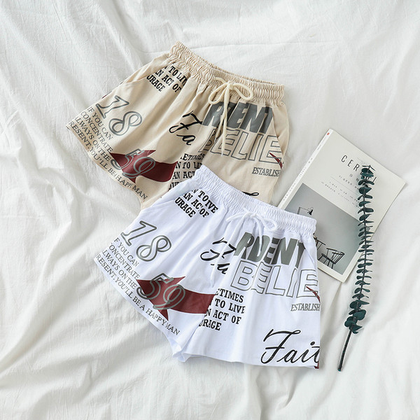 Pantaloni scurti casual dama in doua culori cu cravate