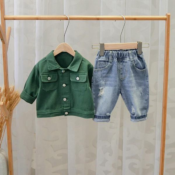 Pantaloni moderni pentru copii pentru baieti in albastru