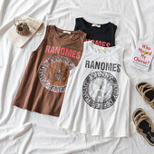 Maiou zilnic de damă în trei culori cu imprimeu