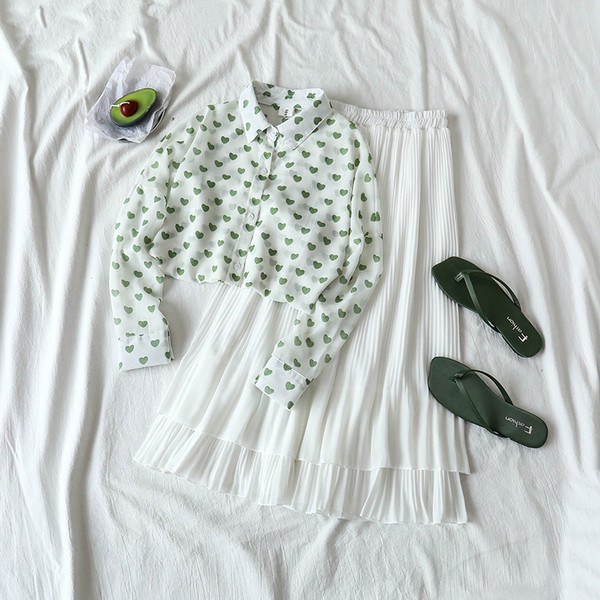 Fusta de dama moderna in alb si negru cu talie inalta