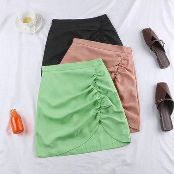 Fusta de dama moderna cu talie inalta - in trei culori