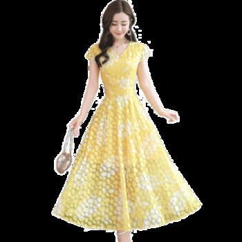 Rochie de dama actuala croiala in mai multe culori cu maneca scurta