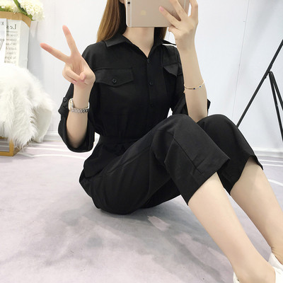 Salopeta dama casual cu legaturi in talie in mai multe culori