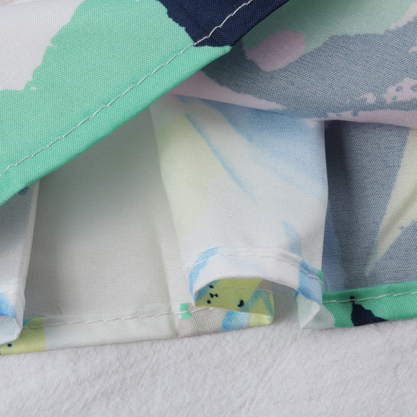 Fusta lunga de dama in model croiat in doua culori