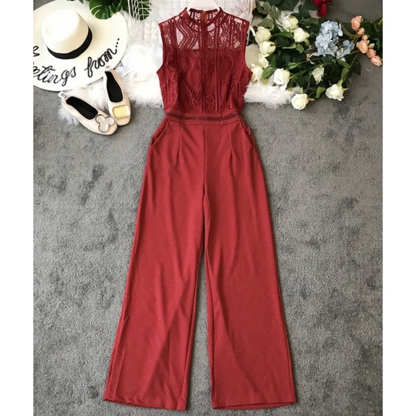 Salopeta de dama eleganta cu dantela in mai multe culori