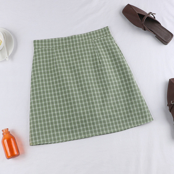 Fusta dama in carouri in patru culori