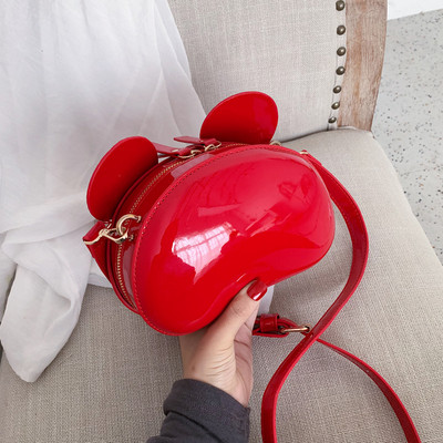 Geanta de dama moderna cu element 3D in patru culori