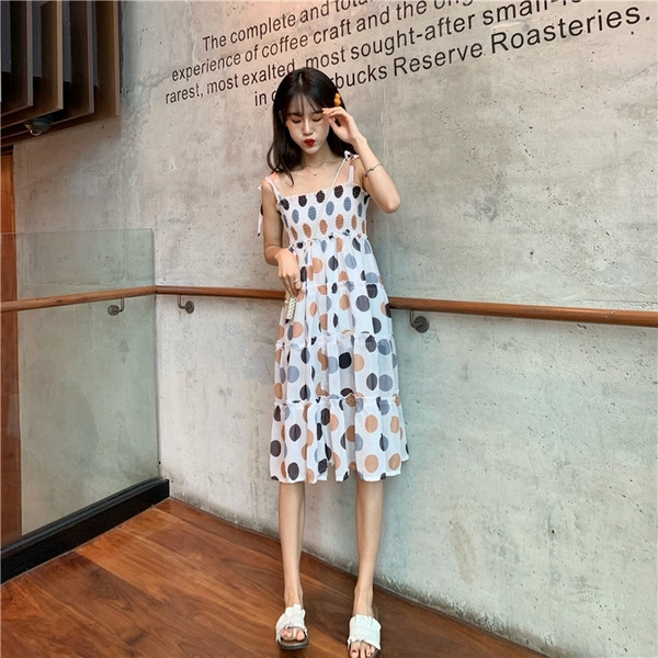 Rochie de dama moderna cu buline in doua modele