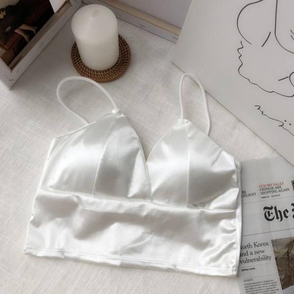 Top de damă modern cu bretele subțiri în alb-negru