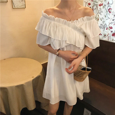 Rochie scurta de dama eleganta in trei culori