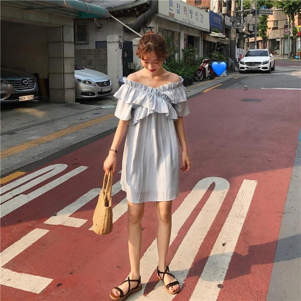 Rochie scurta de dama eleganta in trei culori