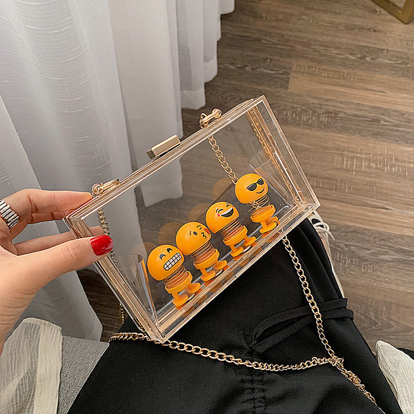 Geanta de dama cu inchidere metalica