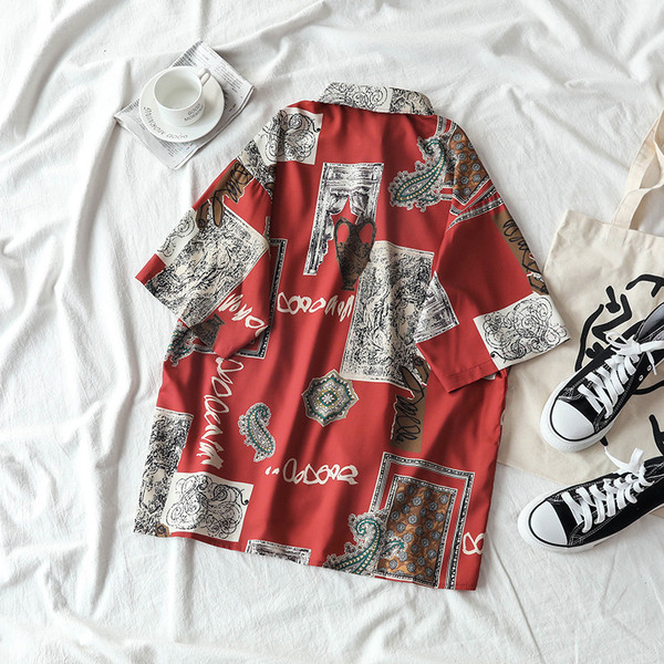 Cămașă casual de damă cu nasturi și mâneci scurte