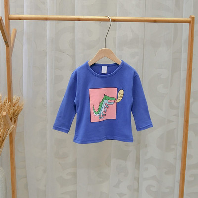 Bluză casual pentru copii pentru băieți în alb și albastru