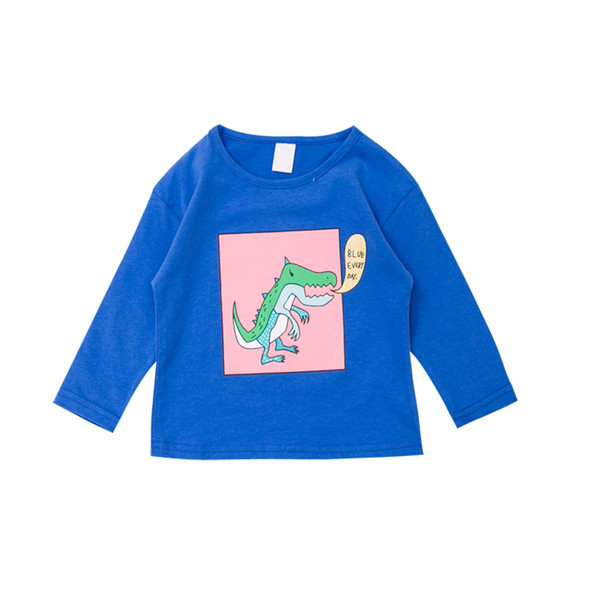 Bluză casual pentru copii pentru băieți în alb și albastru