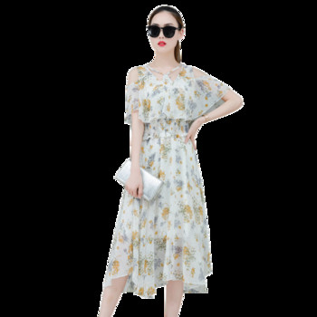 Rochie moderna de dama cu talie elastica in trei culori