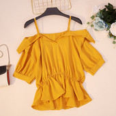 Bluza de dama puternica cu umerii goi in diferite culori