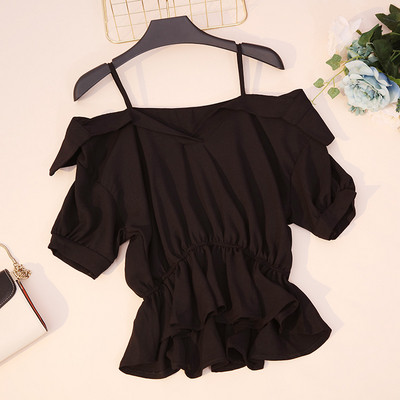 Bluza de dama puternica cu umerii goi in diferite culori