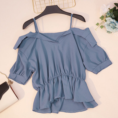 Bluza de dama puternica cu umerii goi in diferite culori