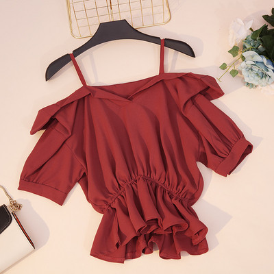 Bluza de dama puternica cu umerii goi in diferite culori