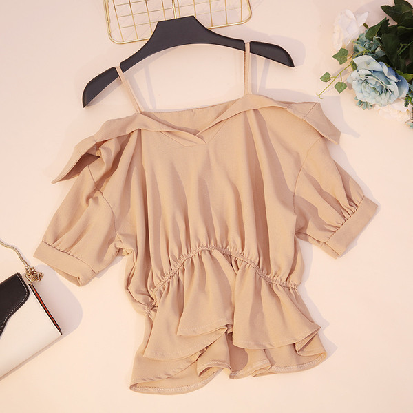 Bluza de dama puternica cu umerii goi in diferite culori