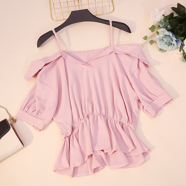 Bluza de dama puternica cu umerii goi in diferite culori