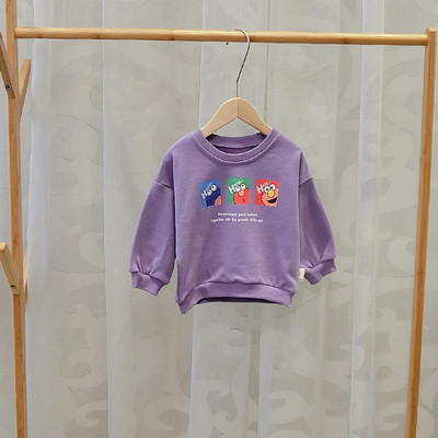 Bluza pentru copii model nou cu maneci lungi in mai multe culori