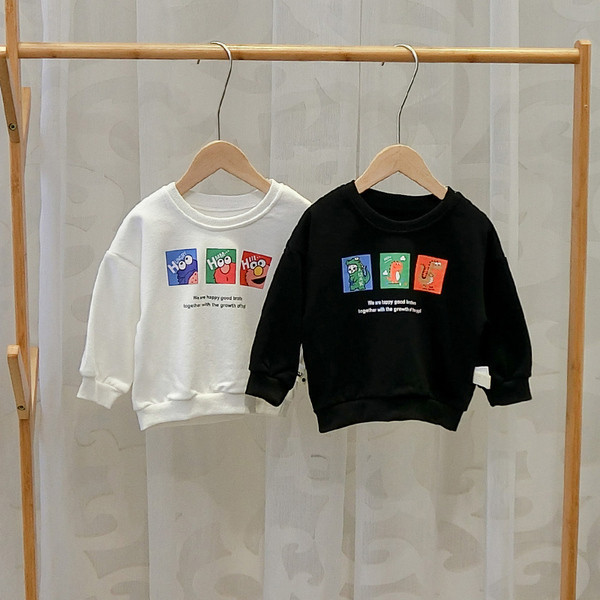 Bluza pentru copii model nou cu maneci lungi in mai multe culori