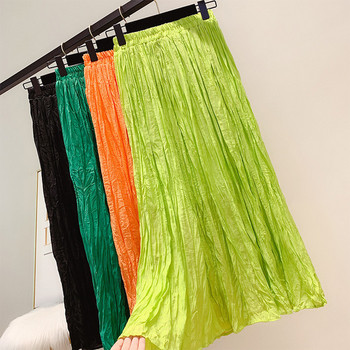Fusta de dama moderna plisata in mai multe culori