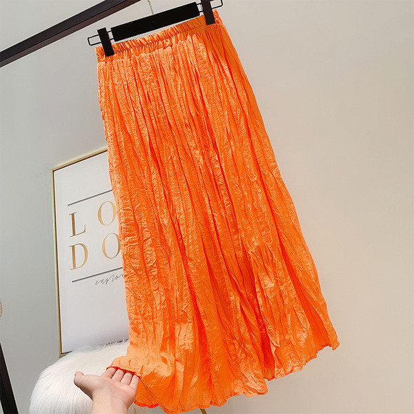 Fusta de dama moderna plisata in mai multe culori