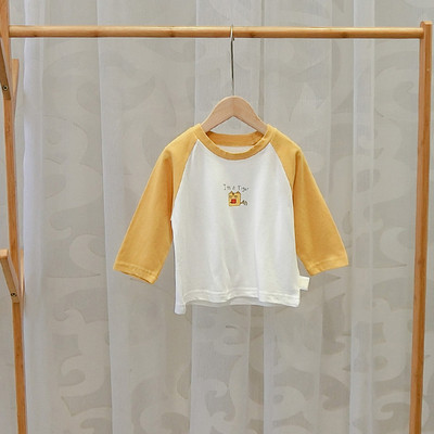 Bluza casual pentru copii cu decolteu O pentru baieti in mai multe culori