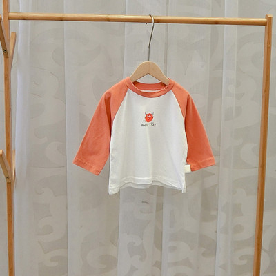 Bluza casual pentru copii cu decolteu O pentru baieti in mai multe culori