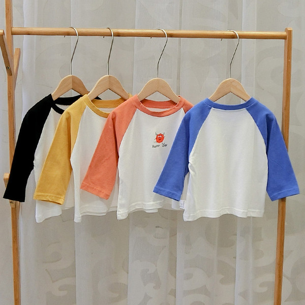 Bluza casual pentru copii cu decolteu O pentru baieti in mai multe culori