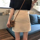 Fusta de dama eleganta cu talie inalta in mai multe culori