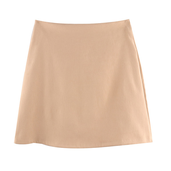 Fusta de dama eleganta cu talie inalta in mai multe culori