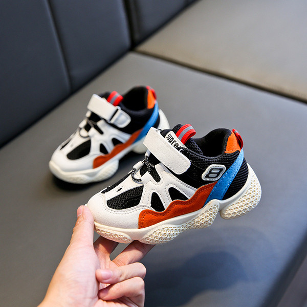 Adidași casual pentru copii pentru fete în alb și negru