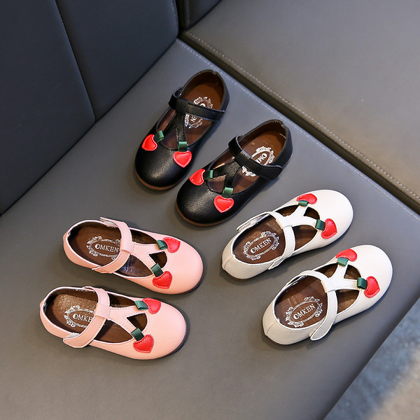 Pantofi casual copii pentru fete din piele ecologica in trei culori