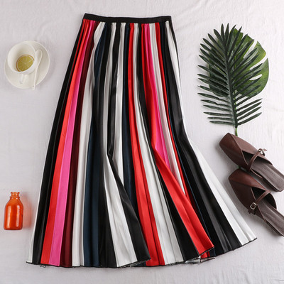 Fusta plisata dama in trei culori