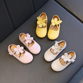 Pantofi copii moderni pentru fete cu flori in mai multe culori