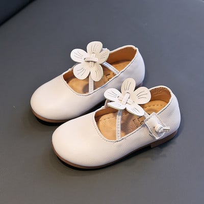 Pantofi copii moderni pentru fete cu flori in mai multe culori